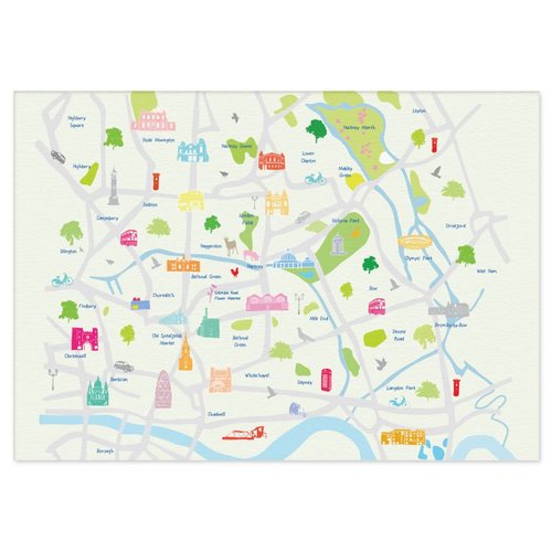 Holly Francesca Map of East London A3 Holly Francesca Map of East London A3
