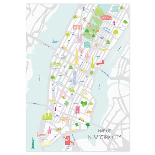 Holly Francesca Map of New York City A3 Holly Francesca Map of New York City A3