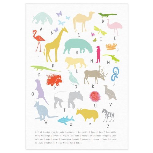 Holly Francesca A-Z of the Animals of London Zoo - A3 Holly Francesca A-Z of the Animals of London Zoo - A3