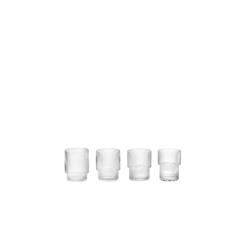 ferm LIVING Ripple Glass (Set of 4) ferm LIVING Ripple Glass (Set of 4)