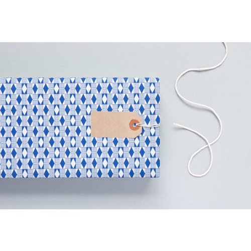 Ola Ola Patterned Papers: Diamond Print, Blue Ola Ola Patterned Papers: Diamond Print, Blue
