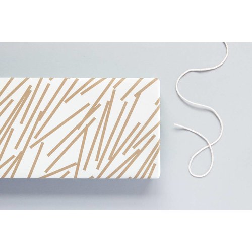 Ola Ola Patterned Papers: Lines Print, Gold Ola Ola Patterned Papers: Lines Print, Gold