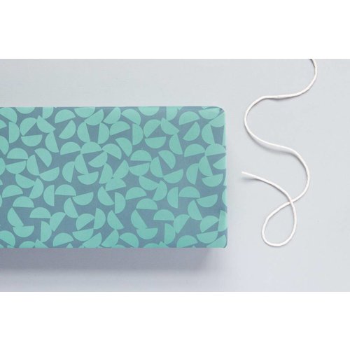 Ola Ola Patterned Papers: Maze Print, Turquoise/Slate Ola Ola Patterned Papers: Maze Print, Turquoise/Slate