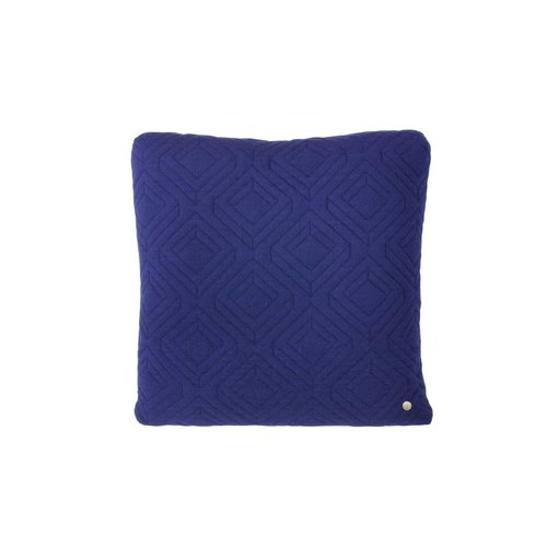 ferm LIVING Quilt Cushion - Dark Blue 45x45 ferm LIVING Quilt Cushion - Dark Blue 45x45
