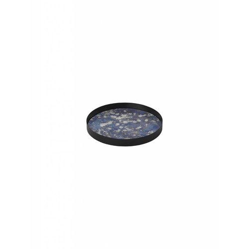 ferm LIVING Coupled Tray - Round - Blue - Large ferm LIVING Coupled Tray - Round - Blue - Large