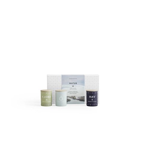 SKANDINAVISK NATURE Collection - Three Mini Candles SKANDINAVISK NATURE Collection - Three Mini Candles