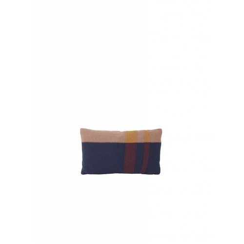 ferm LIVING Medley Knit Cushion - Dusty Blue - Small ferm LIVING Medley Knit Cushion - Dusty Blue - Small