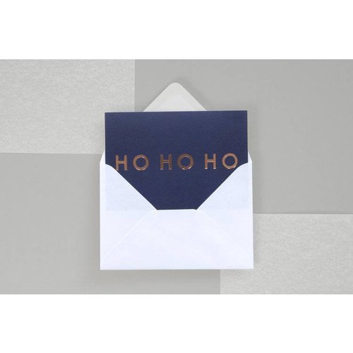 Ola Foil Blocked Fluorescent Cards: HO HO HO Ola Foil Blocked Fluorescent Cards: HO HO HO