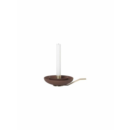 ferm LIVING Around Candle Holder - Rust ferm LIVING Around Candle Holder - Rust