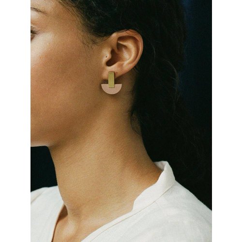 Wolf & Moon Crescent Studs Wolf & Moon Crescent Studs