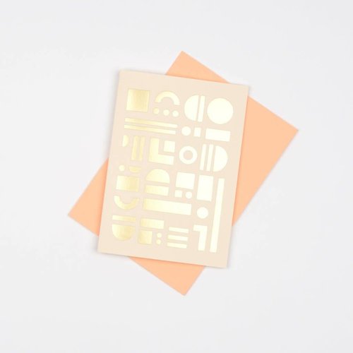 Tom Pigeon Artefact Cards Brass - Nude Tom Pigeon Artefact Cards Brass - Nude