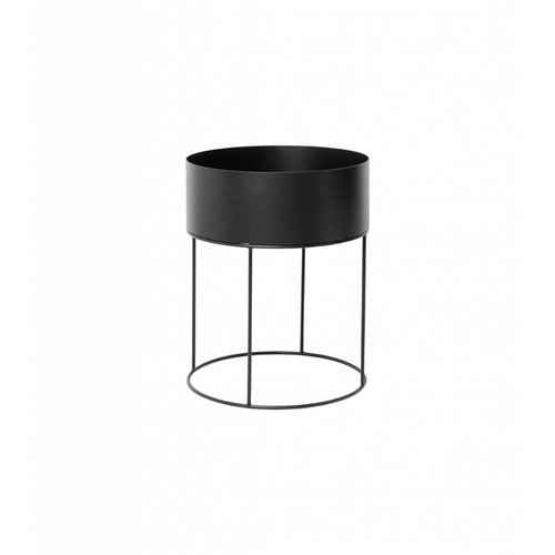 ferm LIVING Plant Box - Round - Black ferm LIVING Plant Box - Round - Black