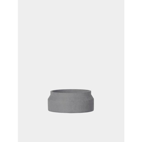 ferm LIVING Concrete Plant Pot - Dark Grey - Small ferm LIVING Concrete Plant Pot - Dark Grey - Small