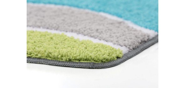 Runway Badmat Aqua Set van 2 U-Vorm Obsession Runway Badmat Aqua Set van 2 U-Vorm