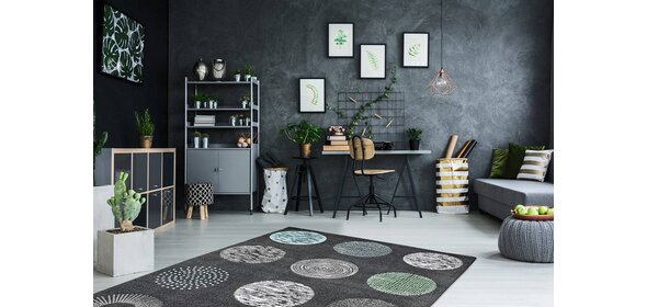 Bronx Vloerkleed 120x170 Antraciet Obsession Bronx Vloerkleed 120x170 Antraciet