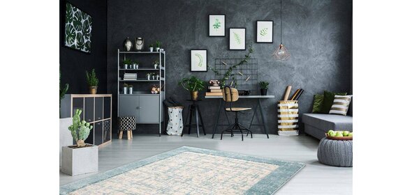 Hampton Vloerkleed 120x170 Ocean Blauw Obsession Hampton Vloerkleed 120x170 Ocean Blauw