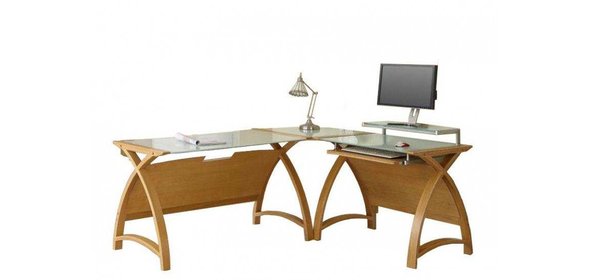PC-201 Hoekbureau Eiken Jual Furnishings PC-201 Hoekbureau Eiken
