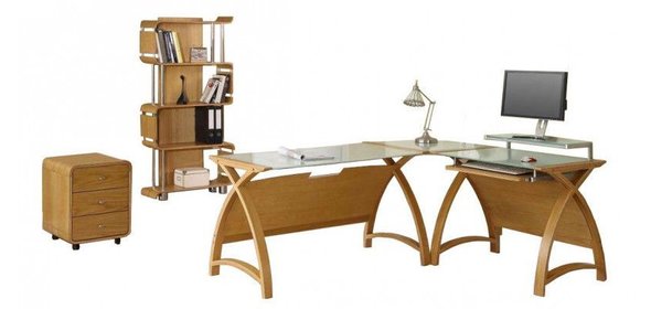 PC-201 Hoekbureau Eiken Jual Furnishings PC-201 Hoekbureau Eiken