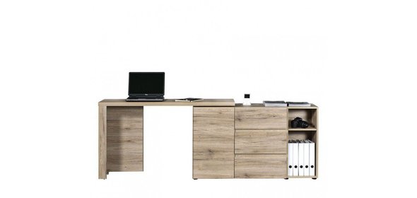 Fonsie Hoekbureau Sanremo Eiken Jahnke Moebel Fonsie Hoekbureau Sanremo Eiken
