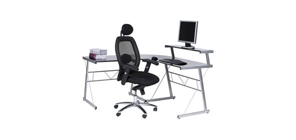 Allabella Hoekbureau Zwart Bondy Living Allabella Hoekbureau Zwart
