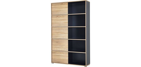 Slider Large Kantoorkast Antraciet/Sonoma Eiken Germania Slider Large Kantoorkast Antraciet/Sonoma Eiken