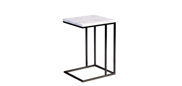 Ragnar Bijzettafel Wit/Zwart M2 Kollektion Ragnar Bijzettafel Wit/Zwart