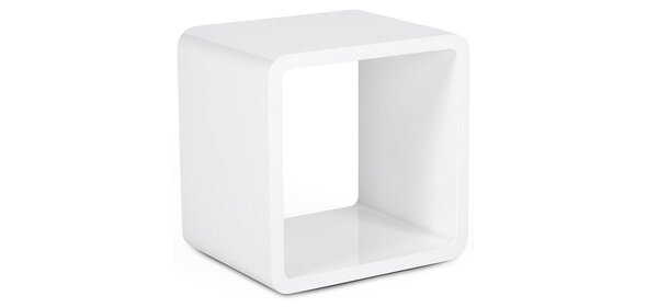 Quad Bijzettafel HG Wit Bondy Living Quad Bijzettafel HG Wit