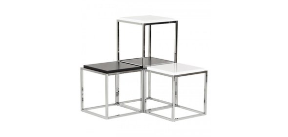 Matimo Bijzettafel Wit Bondy Living Matimo Bijzettafel Wit