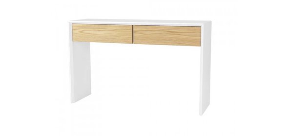 Profil Sidetable Wit/Eiken Tenzo Profil Sidetable Wit/Eiken