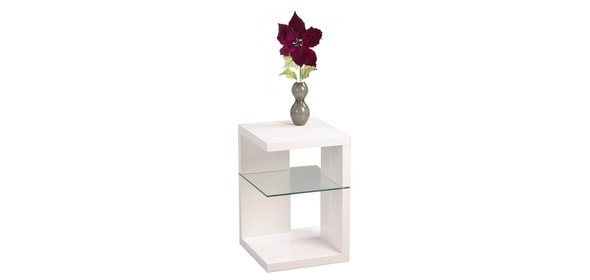 Domingo Bijzettafel HG Wit M2 Kollektion Domingo Bijzettafel HG Wit