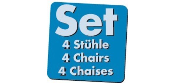 Melange Krukken 4x Turquoise Interlink SAS Melange Krukken 4x Turquoise