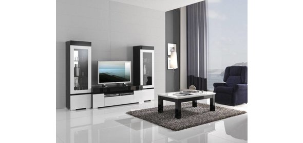 Zenos Salontafel Vierkant HG Zwart/Wit Davidi Design Zenos Salontafel Vierkant HG Zwart/Wit