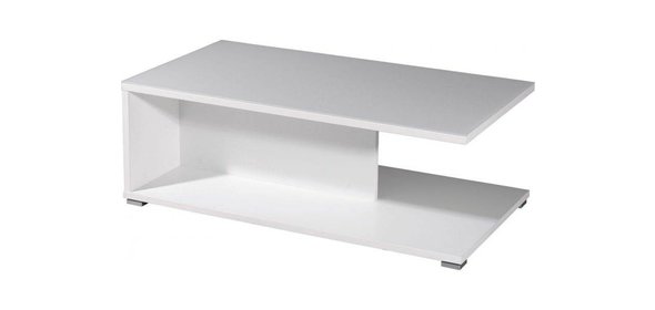 Weaven Salontafel Wit/Wit glas Germania Weaven Salontafel Wit/Wit glas
