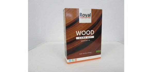 Royal Wood Care Kit Geolied hout Oranje Furniture Care Royal Wood Care Kit Geolied hout