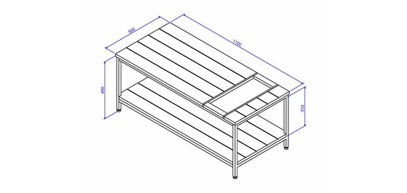 Steel Salontafel Jual Furnishings Steel Salontafel
