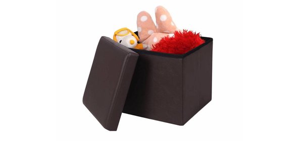 Story Hocker Bruin Lederlook Monaica Story Hocker Bruin Lederlook