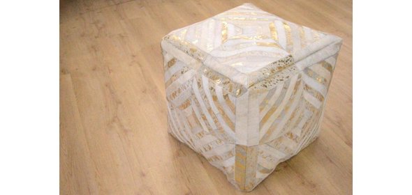 Spark Poef Ivory/Goud 400 Kayoom Spark Poef Ivory/Goud 400