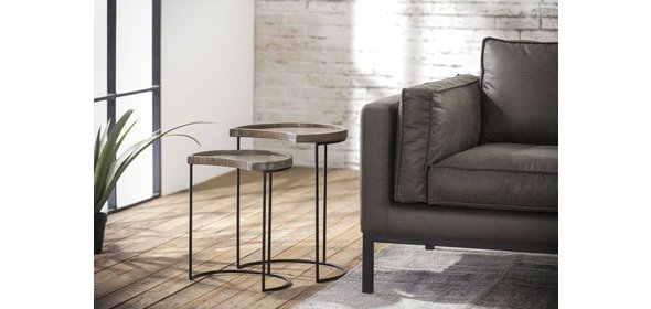 Danischa Bijzettafel Set Leem Davidi Design Danischa Bijzettafel Set Leem