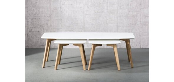 Logan Salontafel Wit Davidi Design Logan Salontafel Wit