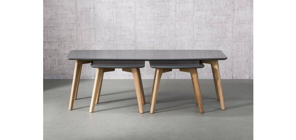Logan Salontafel Grijs Davidi Design Logan Salontafel Grijs