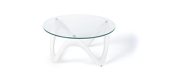 Valentine Salontafel Hoogglans Wit Interlink SAS Valentine Salontafel Hoogglans Wit