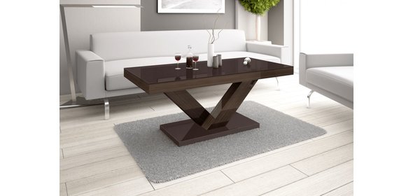 Victoria mini Salontafel HG Wengé/Walnoot Hubertus Meble Victoria mini Salontafel HG Wengé/Walnoot