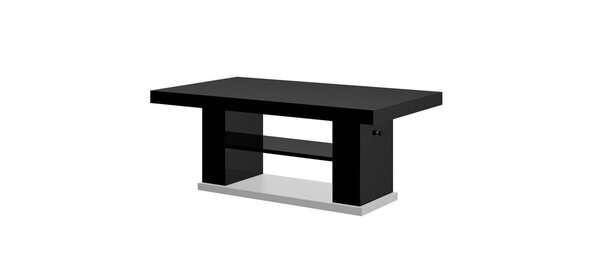 Matera Two Salontafel Hoogglans Zwart Hubertus Meble Matera Two Salontafel Hoogglans Zwart