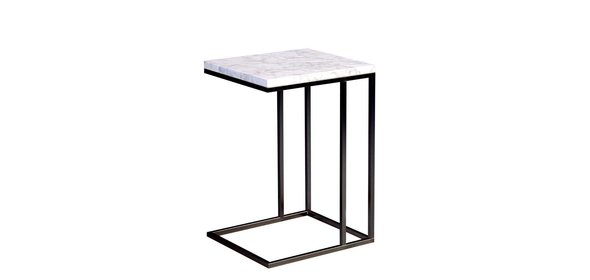 Ragnar Bijzettafel Wit/Zwart M2 Kollektion Ragnar Bijzettafel Wit/Zwart
