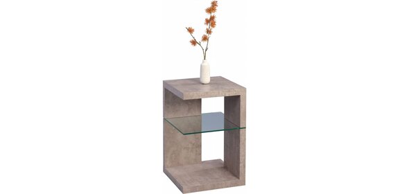 Domingo Bijzettafel Beton Grijs M2 Kollektion Domingo Bijzettafel Beton Grijs