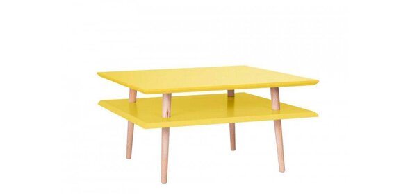 Ufo Square Salontafel Low Geel Ragaba Ufo Square Salontafel Low Geel