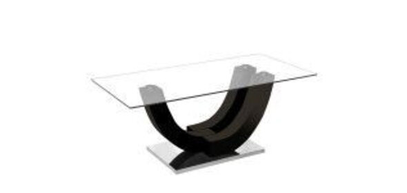 Avara Salontafel Hoogglans Zwart Monaica Avara Salontafel Hoogglans Zwart