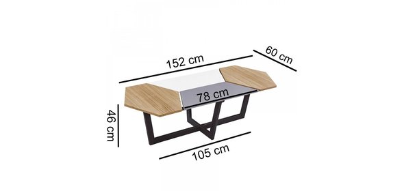 Skandi Salontafel Large Sky Style Skandi Salontafel Large