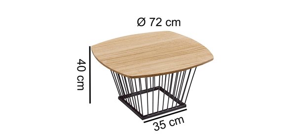 Skandi Salontafel Small Sky Style Skandi Salontafel Small