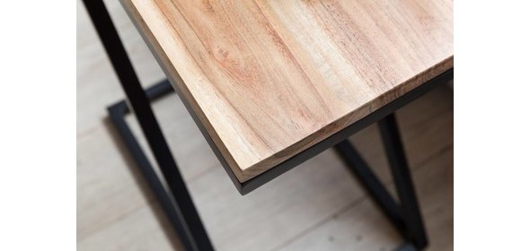 Akola Bijzettafel Z-vorm Acacia Sky Style Akola Bijzettafel Z-vorm Acacia